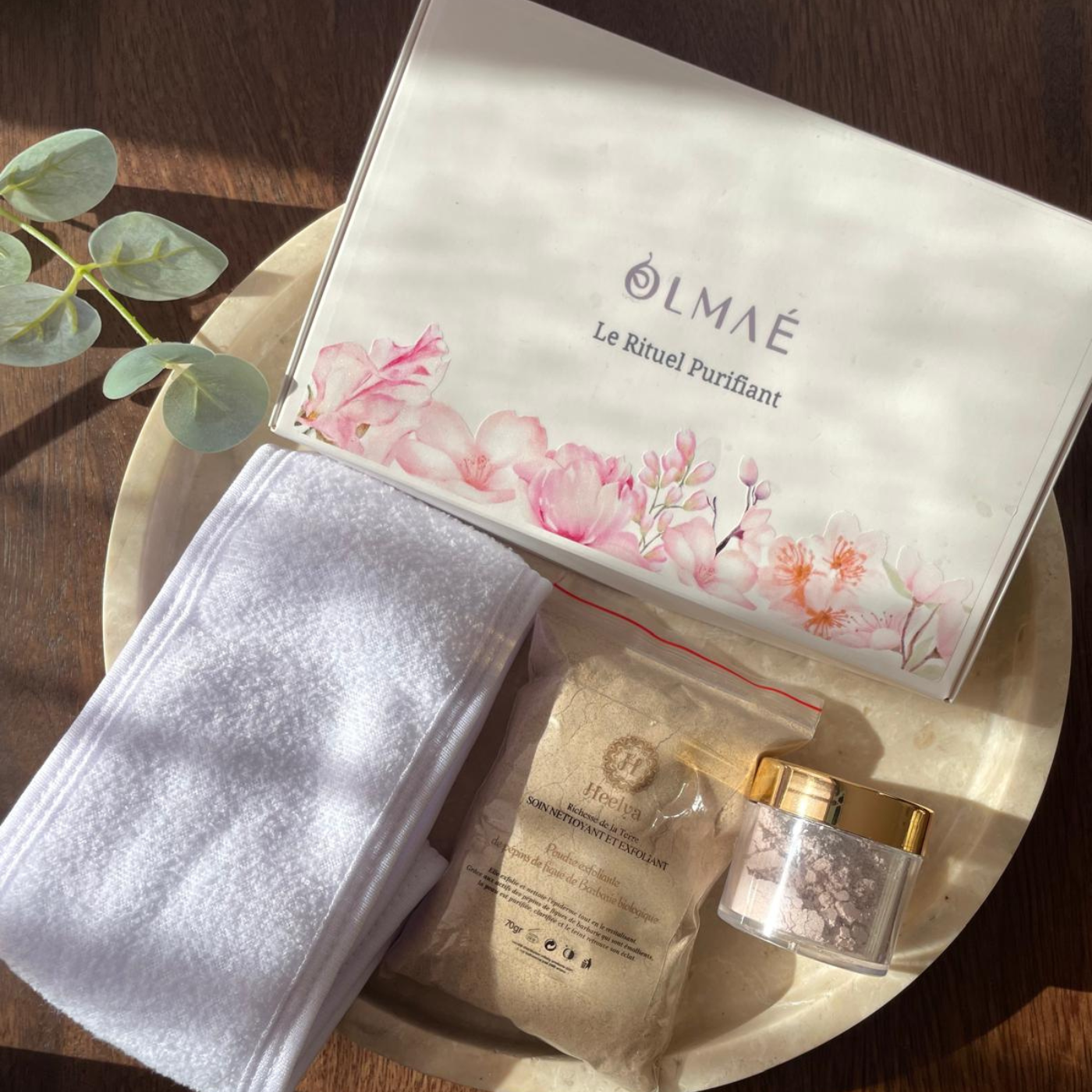 Coffret beauté naturel Olmaé, rituel de beauté et moment de détente inspiré d’ailleurs.